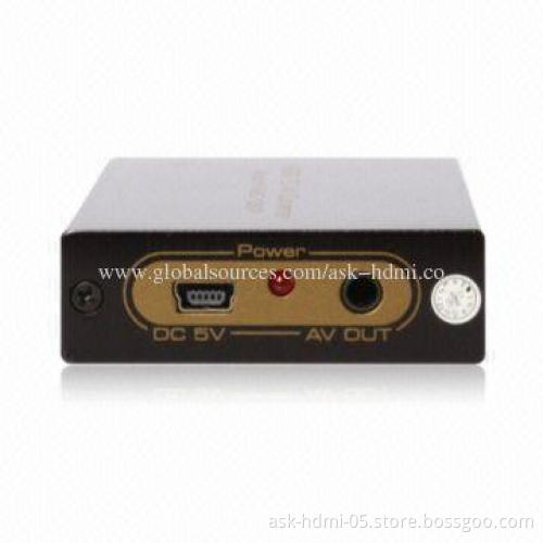 HDMI to CVBS + L/R Converter, 5V DC/1A Power Supply